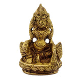 Divya Mantra Sri Hindu Religious God Kuber Idol Sculpture Statue Murti - Puja Pooja Room, Meditation, Prayer, Business, Temple, Home Decor, Collection Item – Money/Wealth/Good Luck/Prosperity-Yellow - Divya Mantra