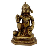 Divya Mantra Hindu God Sri Sankatmochan Bajrangbali Hanuman Idol Sculpture Statue Murti Puja, Temple, Meditation, Office, Business, Home Decor Gift Collection Item/Product - Money, Good Luck-Yellow - Divya Mantra