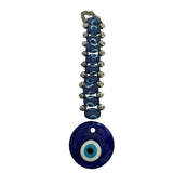 Divya Mantra Car Decoration Rear View Mirror Hanging Accessories Feng Shui Evil Eye with 10 Beads Hanging - Divya Mantra