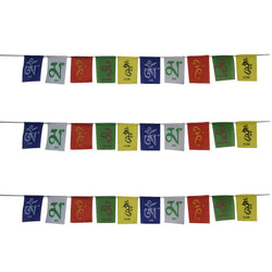 Divya Mantra Combo Set Of Three Tibetian Buddhist Prayer Flags For Motorbike - Divya Mantra