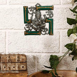 Door Decoration Items Swastik Om for Entrance Decoration Home Ganpati Wall Hanging Ganesh Front Living Room Decor New Housewarming Decorating Vinayagar Drishti Metal Bommalu Statue