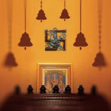 Door Decoration Items Swastik Om for Entrance Decoration Home Ganpati Wall Hanging Ganesh Front Living Room Decor New Housewarming Decorating Vinayagar Metal Bommalu Statue