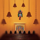 Door Decoration Items Ganesh Wall Hanging Decor Ganesha Home Front Entrance Living Room New Housewarming Ceremony Decorating Vinayagar Hangings Drishti Lord Ganpati Metal Bommalu