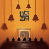 Door Decoration Items Om Swastik for Entrance Decoration Home Ganpati Wall Hanging Ganesh Front Living Room Decor New Housewarming Decorating Vinayagar Drishti Metallic