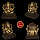 Ganesh Idol For Home Puja Room Decor Pooja Mandir Decoration Items Living Room Showpiece Decorations Office Sri Ganesha Indian Temple Murti Idols God Statue Brass Ganpati