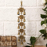 Divya Mantra Om Ganeshji Home Wall Decor Hanging Brass Items Diwali Pooja Mandir Decorations House Puja Art Decoration Statue Temple Kitchen Decorative Showpiece Door Hindu Lucky Vastu Symbols - Gold - Divya Mantra