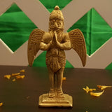Garuda Idol Nazar Battu for Home Entrance Najar Suraksha Kawach Garud Evil Eye Antique Brass Decor Decorative Drishti Bommai Disti Bomma Items Metal Vastu Remedy Accessories