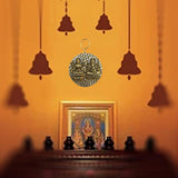 Laxmi Ganesh Wall Hanging Decor Lakshmi Ganesha Home Front Entrance Door Living Room Decoration New House Warming Ceremony Decorating Vinayagar Hangings Drishti Metal Bommalu