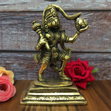 Hanuman Idol for Home Puja Room Decor Pooja Mandir Decoration Items Living Room Showpiece Decorations Office Hanumanji Holding Gada Indian Temple Murti Idols God Statue