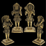 Hanuman Idol for Home Puja Room Decor Pooja Mandir Decoration Items Living Room Showpiece Decorations Office Standing Hanumanji Holding Gada Indian Temple Murti Idols God Statue