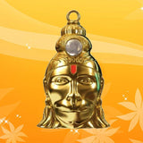 Divya Mantra Hanuman Chalisa Kawach Yantra Good Luck Charm Protection Pendant Locket Talisman & 2 Gada Mace Keychains for Bike/Car/ Home; Gift Set - Divya Mantra
