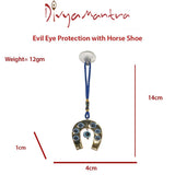 Divya Mantra Evil Eye Protection with Horse Shoe - Divya Mantra