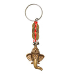 Divya Mantra Feng Shui Combo Pack of Good Luck Chinese Coins, Om Ganesha Keychain and Globe - Divya Mantra