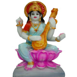 Divya Mantra Hindu Goddess Saraswati Idol Sculpture Statue Murti - Divya Mantra