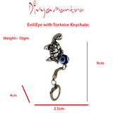 Divya Mantra Feng Shui Tortoise Turkish Evil Eye Keychain - Divya Mantra