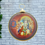 Divya Mantra Panchmukhi Hanuman Brass Wall Hanging - Divya Mantra