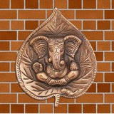 Divya Mantra Patta Ganesh Wall Decorative antique Finish - Divya Mantra