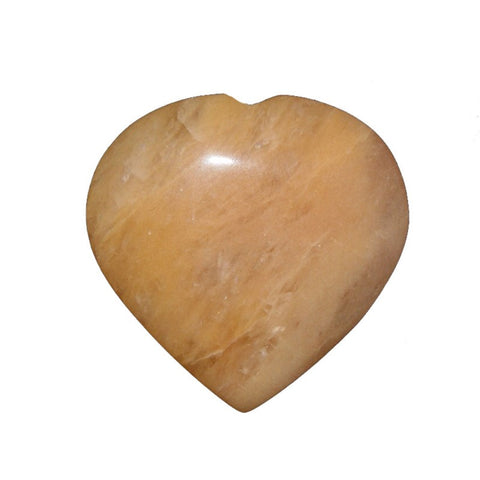 Divya Mantra Golden Quartz Heart Showpiece - Divya Mantra