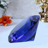 Divya Mantra Feng Shui Crystal Diamond in Blue For Healing - Divya Mantra