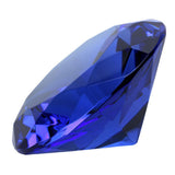 Divya Mantra Feng Shui 4 Inches Crystal Diamond in Blue For Healing - Divya Mantra