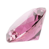 Divya Mantra Feng Shui 4 Inches Crystal Diamond in Pink For Healing - Divya Mantra