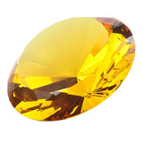 Divya Mantra Feng Shui Crystal Dimond in Yellow For Healing - Divya Mantra