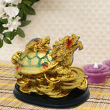 Divya Mantra Feng Shui Dragon Headed Tortoise With Baby for Overall Success - Divya Mantra