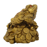 Divya Mantra Heavy Premium Feng Shui King Money Frog - Divya Mantra