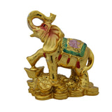 Divya Mantra Feng Shui Trunk Up Elephant For Wish Fulfillment - Divya Mantra