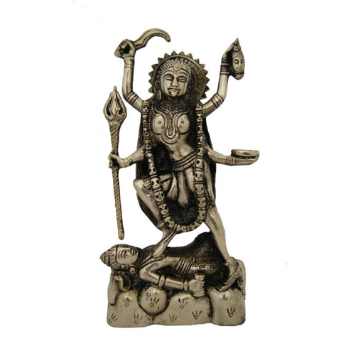 Divya Mantra Hindu Goddess Mahakali Idol Sculpture Statue Murti 8 Inches - Divya Mantra