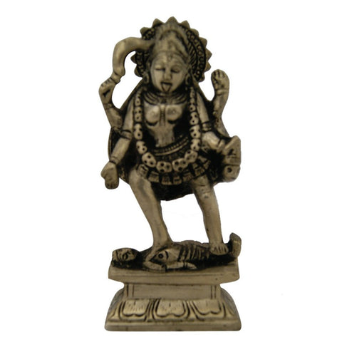 Divya Mantra Hindu Goddess Mahakali Idol Sculpture Statue Murti 5 Inches - Divya Mantra