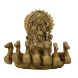 Divya Mantra Surya Rath 3 Inches Statue Idol Murti - Divya Mantra