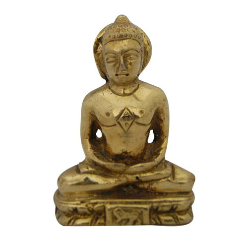 Divya Mantra Jain God Lord Mahavir Idol Sculpture Statue Murti 3.5 Inches - Divya Mantra
