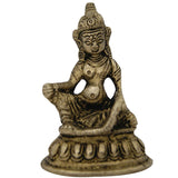 Divya Mantra Hindu God Kuber Idol Sculpture Statue Murti 3.5 Inches - Divya Mantra