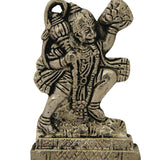 Divya Mantra Sri Hindu God Hindu God Hanuman/ Bajrang Bali Idol Sculpture Statue Murti Puja/Pooja Room, Meditation, Prayer, Office, Temple, Home Decor & 2 Gada Mace Keychains -Bike/Car/ Home; Gift Set - Divya Mantra