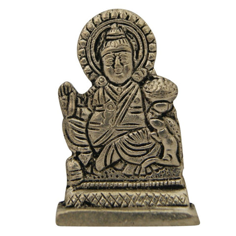 Divya Mantra Hindu God Lord Kuber Idol Sculpture Statue Murti 2.5 Inches - Divya Mantra