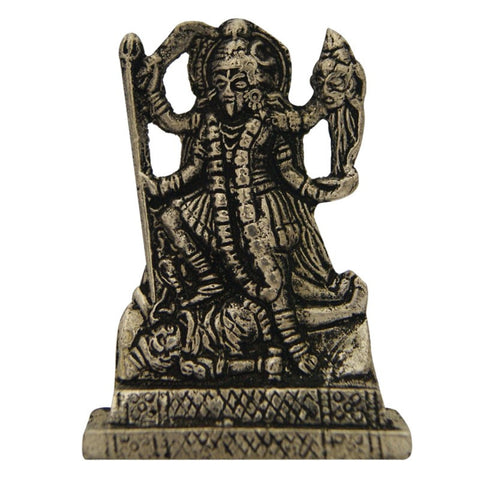 Divya Mantra Hindu Goddess Mahakali Idol Sculpture Statue Murti 3 Inches - Divya Mantra