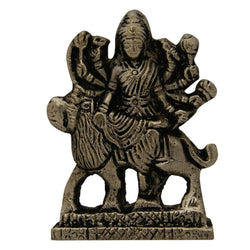 Divya Mantra Hindu Goddess Durga Idol Sculpture Statue Murti 2.5 Inches - Divya Mantra