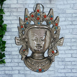 Feng Shui Tibetian Buddha Head Wall Hanging