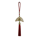 Divya Mantra Car Decoration Rear View Mirror Hanging Accessories Feng Shui Colorful Peacock Tibetian Good Fortune - Divya Mantra