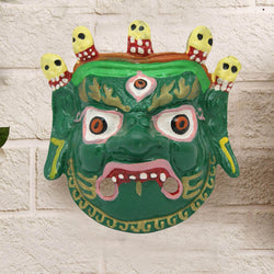 Evil Eye Mahakala Mask Wall Hanging