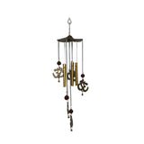 Divya Mantra Combo Of Feng Shui Om Rudraksha Wind Chime and Chinese Coins For Luck - Divya Mantra