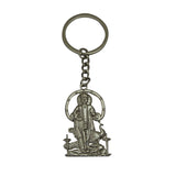 Divya Mantra Lord Murugan Kartikeya Metal Keychain - Divya Mantra