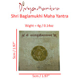 Divya Mantra Sri Baglamukhi Maha Puja Yantra - Divya Mantra