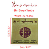 Divya Mantra Sri Surya Puja Yantra - Divya Mantra