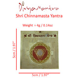 Divya Mantra Sri Chinnamasta Puja Yantra - Divya Mantra