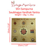 Divya Mantra Shri Sampurna Saubhagya Vardhak Yantram - Divya Mantra