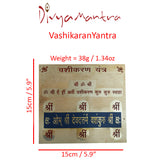Divya Mantra Sri Vashikaran Yantra - Divya Mantra