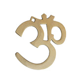 Divya Mantra Om Brass Wall Hanging for Good Luck and Fortune - Divya Mantra