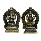Divya Mantra Hindu God Laxmi Ganesh Idol Sculpture Statue Murti - Divya Mantra